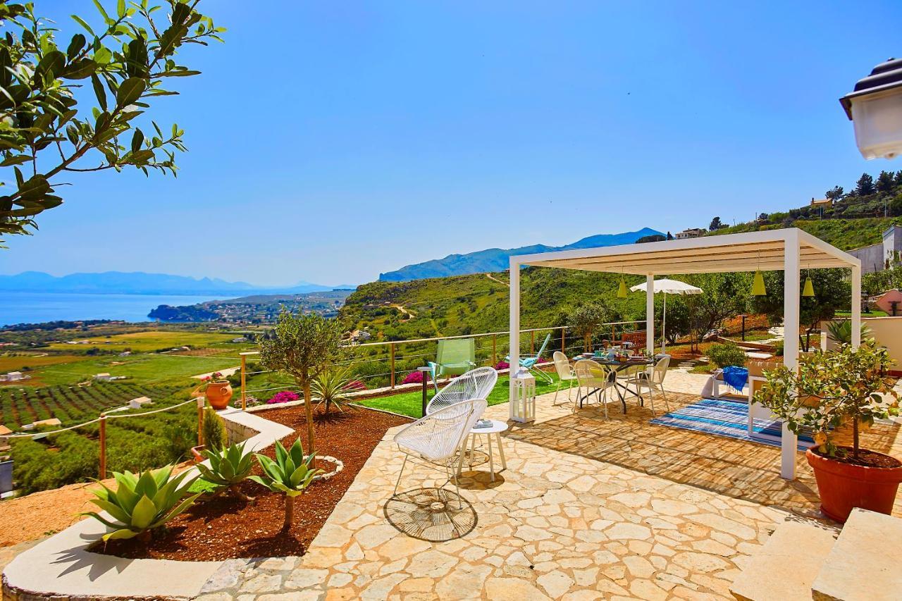 Villa Brezza Marina - Scopello-Villas Скопело Екстериор снимка