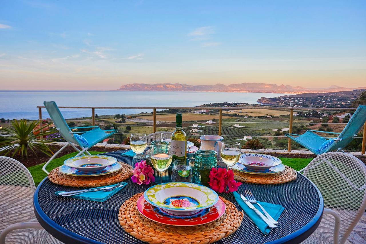 Villa Brezza Marina - Scopello-Villas Скопело Екстериор снимка